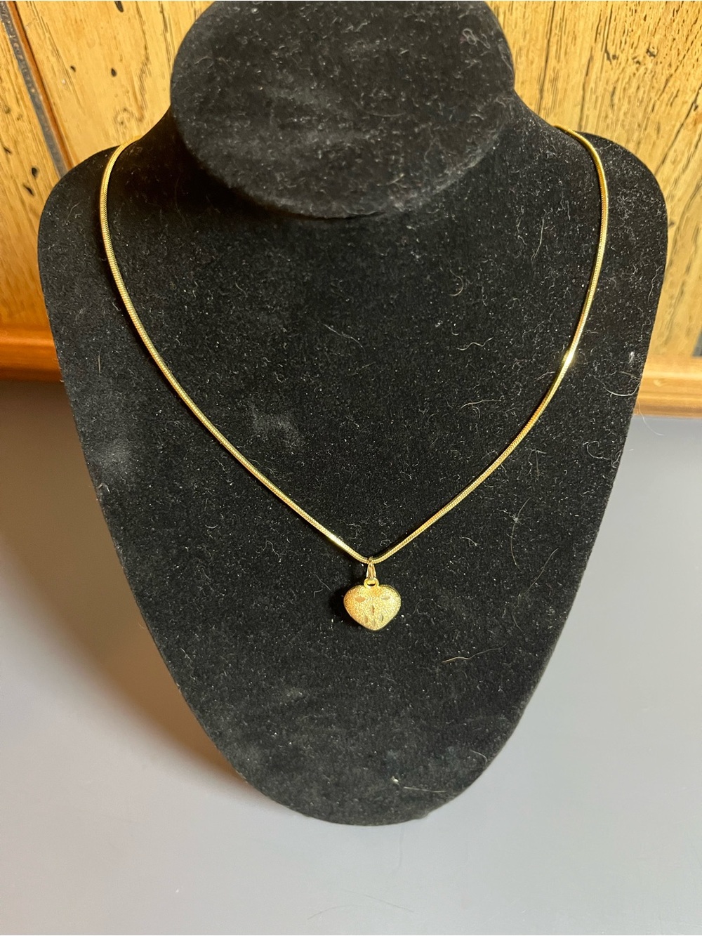 Gold Heart Pendant Necklace - Women Jewelry